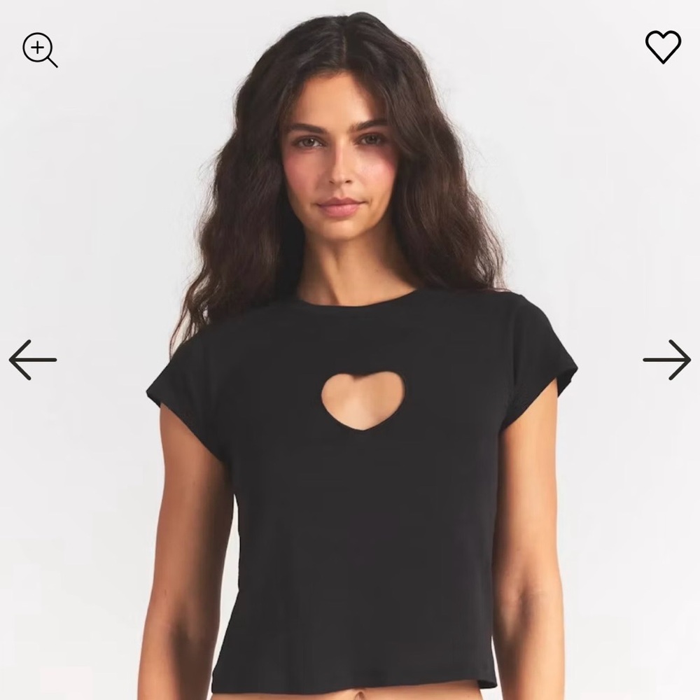 Skims Heart Baby Tee M